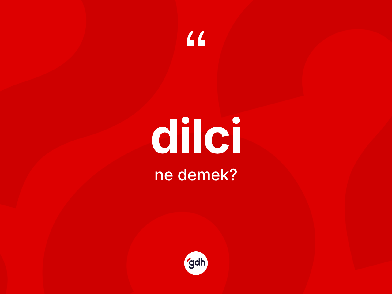 Dilci kelimesinin tanımı nedir? Dilcinin kısaca tanımı nedir?