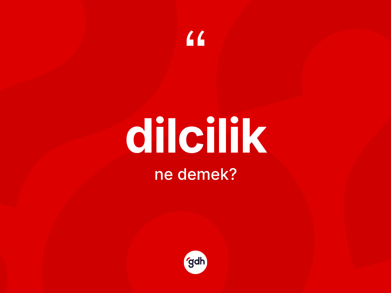 Dilcilik kelimesi nedir? Dilciliğin TDK'ya göre anlamı nedir?