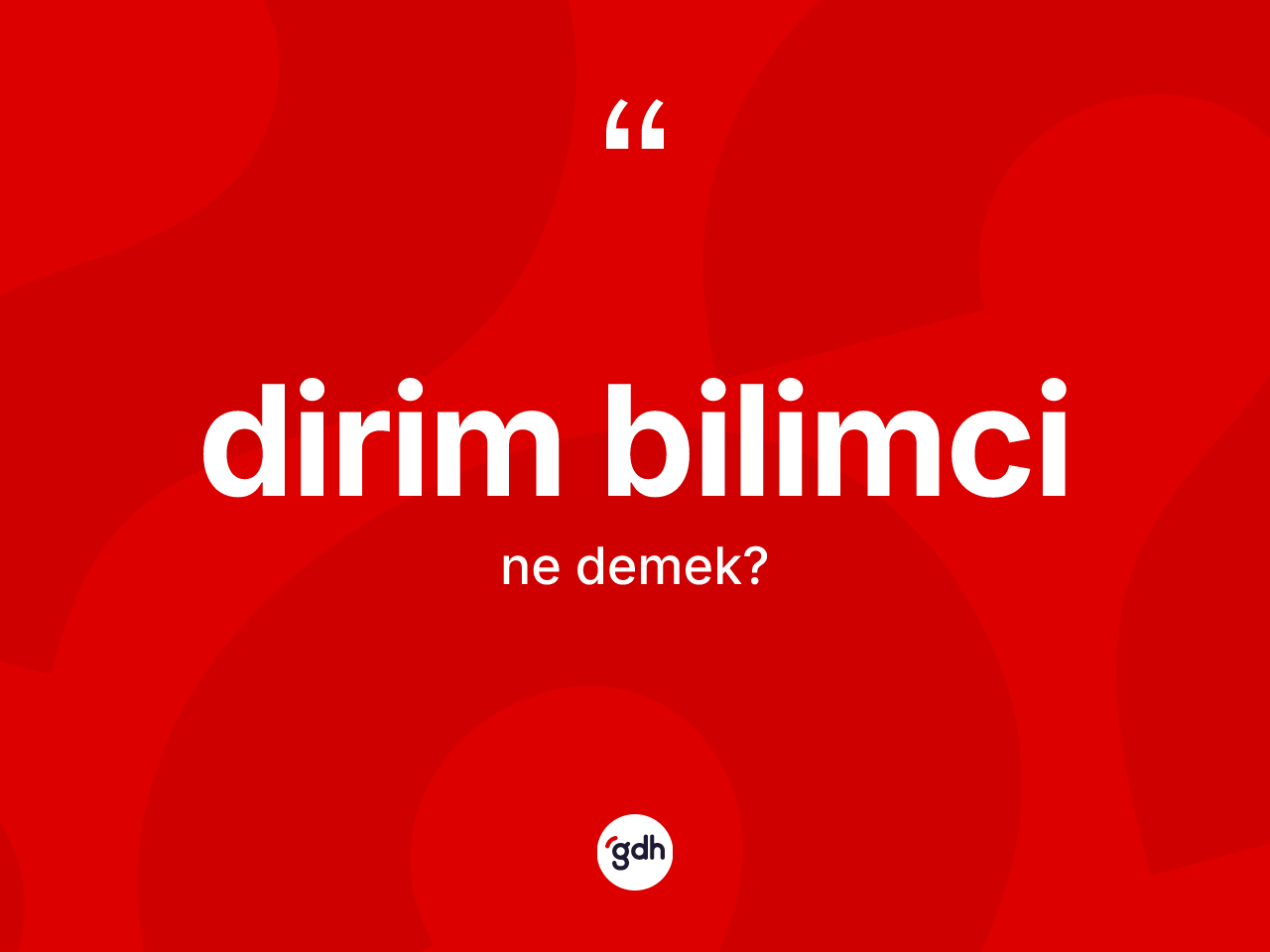 Dirim bilimci kelimesinin anlamı nedir? Dirim bilimcinin TDK'ya göre anlamı nedir?