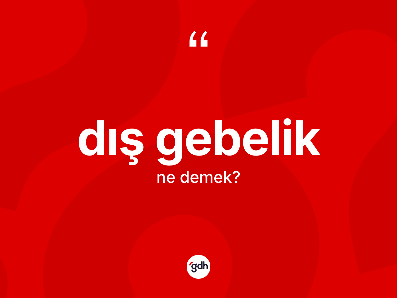 Dış gebelik ne demek? Dış gebelik kelimesinin kaç farklı anlamı var?