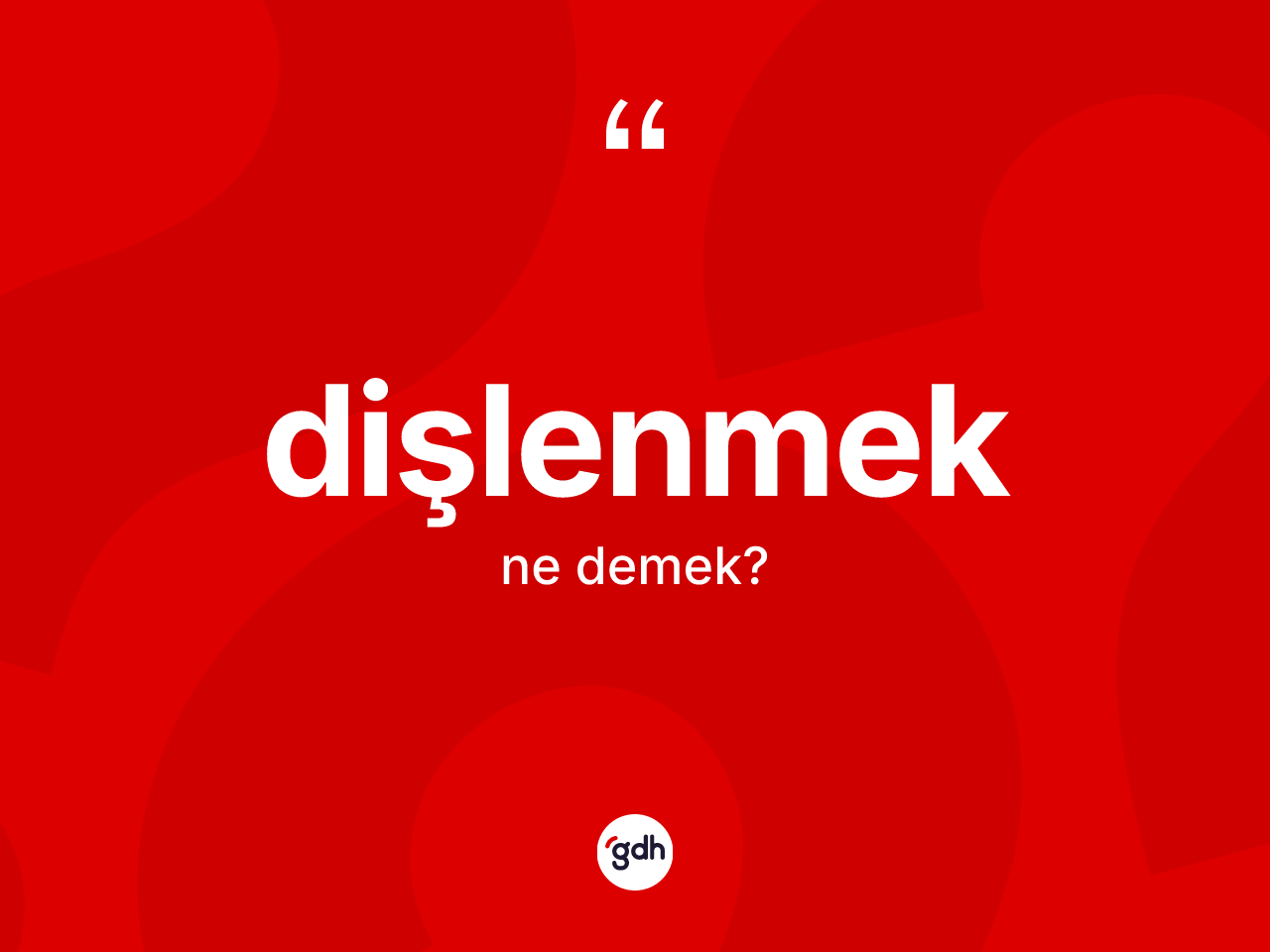 Dişlenmek kelimesinin tanımı nedir? Dişlenmeğin kısaca tanımı nedir?