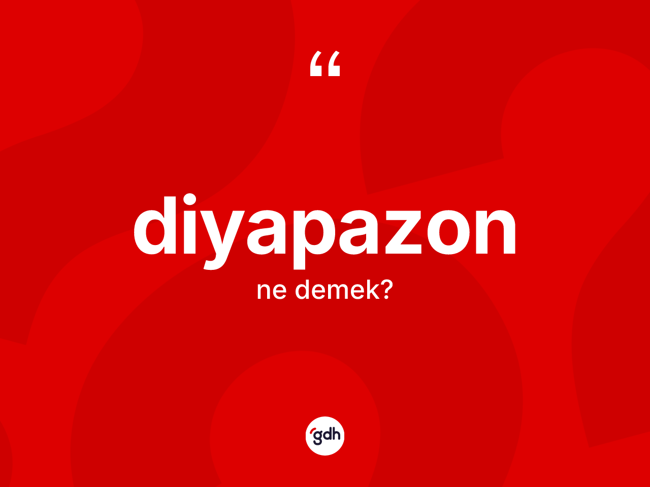 Diyapazon nedir? Diyapazonun TDK'ya göre anlamı nedir?