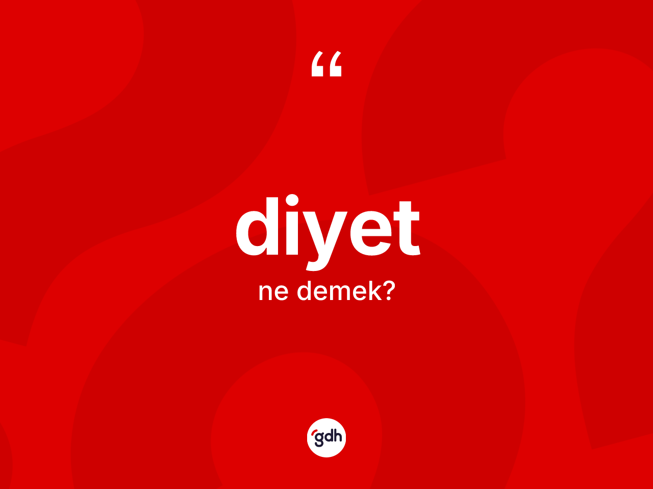 Diyet ne demek? Diyet kelimesinin TDK anlamı nedir?
