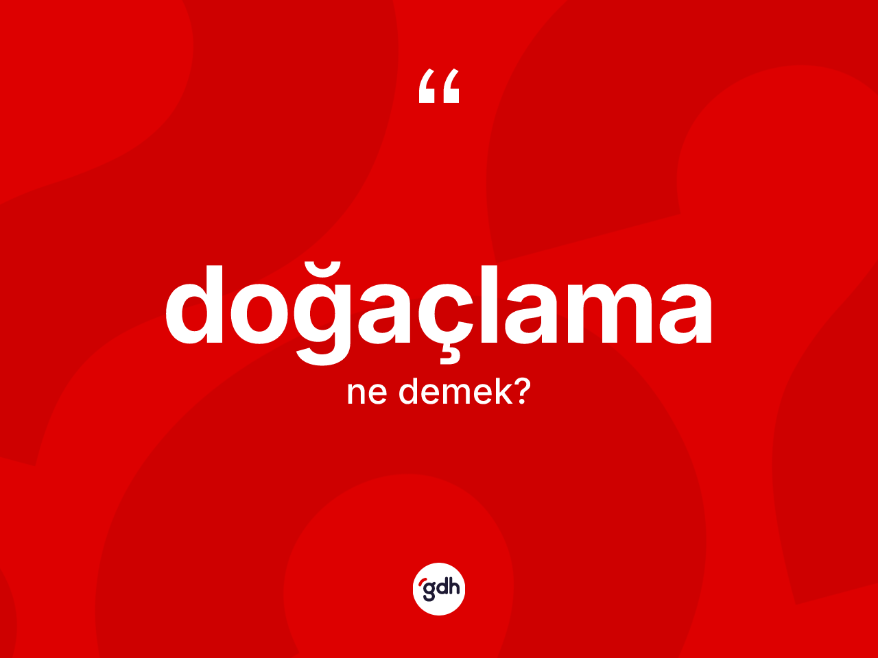 Doğaçlama kelimesinin sözlükteki tanımı nedir? Doğaçlama kelimesinin TDK anlamı nedir?