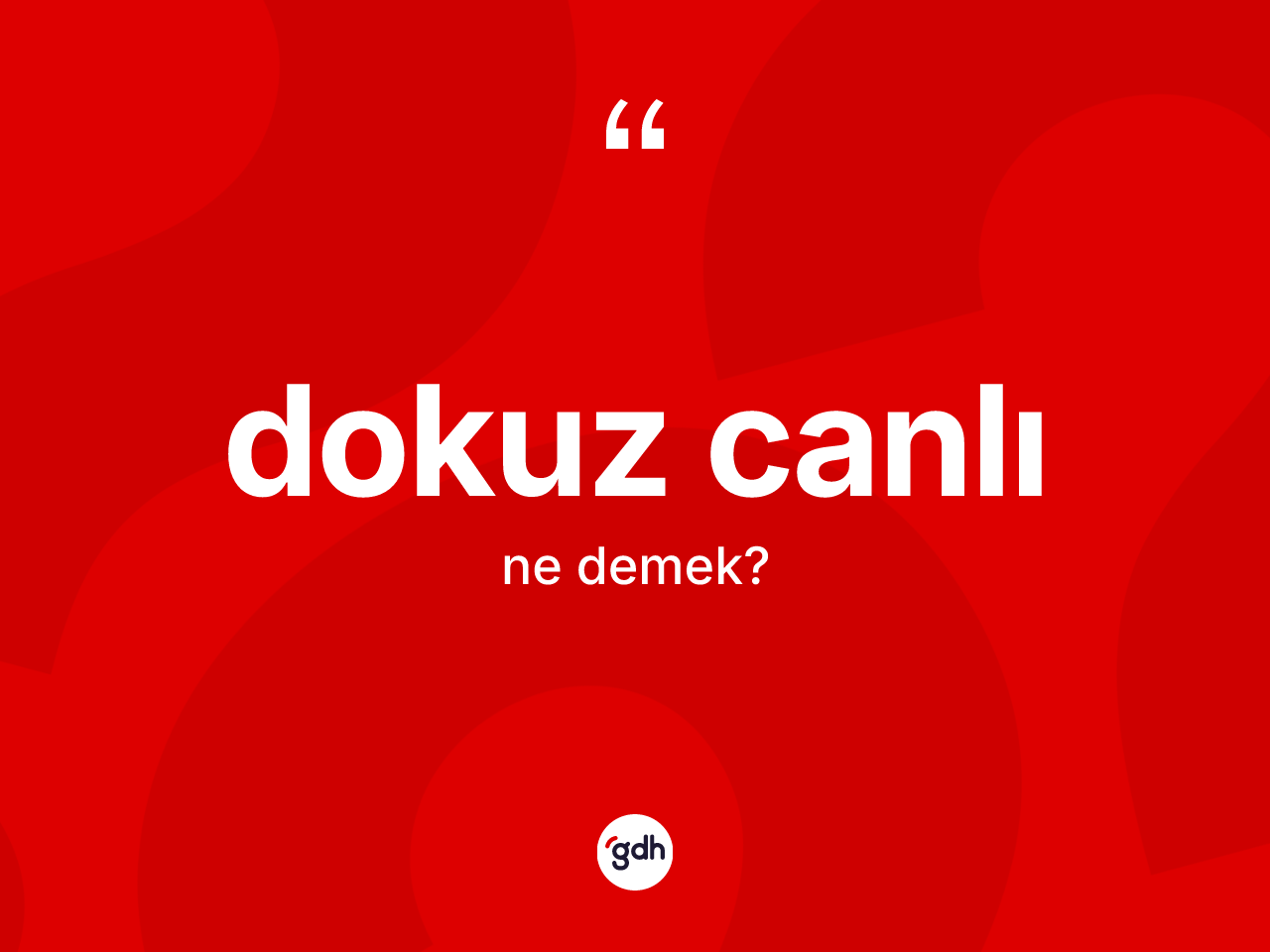 Dokuz canlı kelimesinin anlamı nedir? Dokuz canlı kelimesinin TDK'ya göre açıklaması nedir?