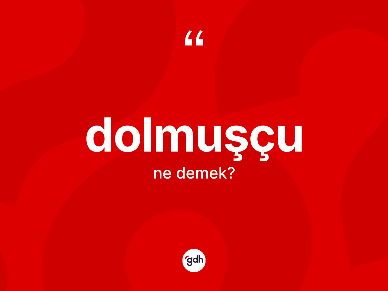 Dolmuşçu kelimesi nedir? Dolmuşçunun halk arasındaki kullanımı nasıldır?