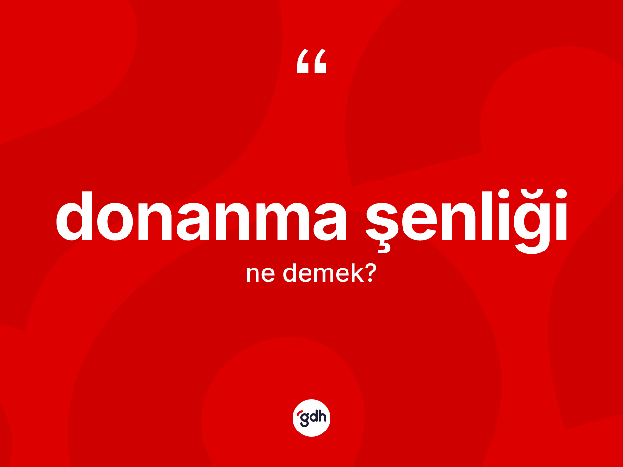Donanma şenliği kelimesinin sözlükteki tanımı nedir? Donanma şenliğinin TDK'ya göre anlamı nedir?