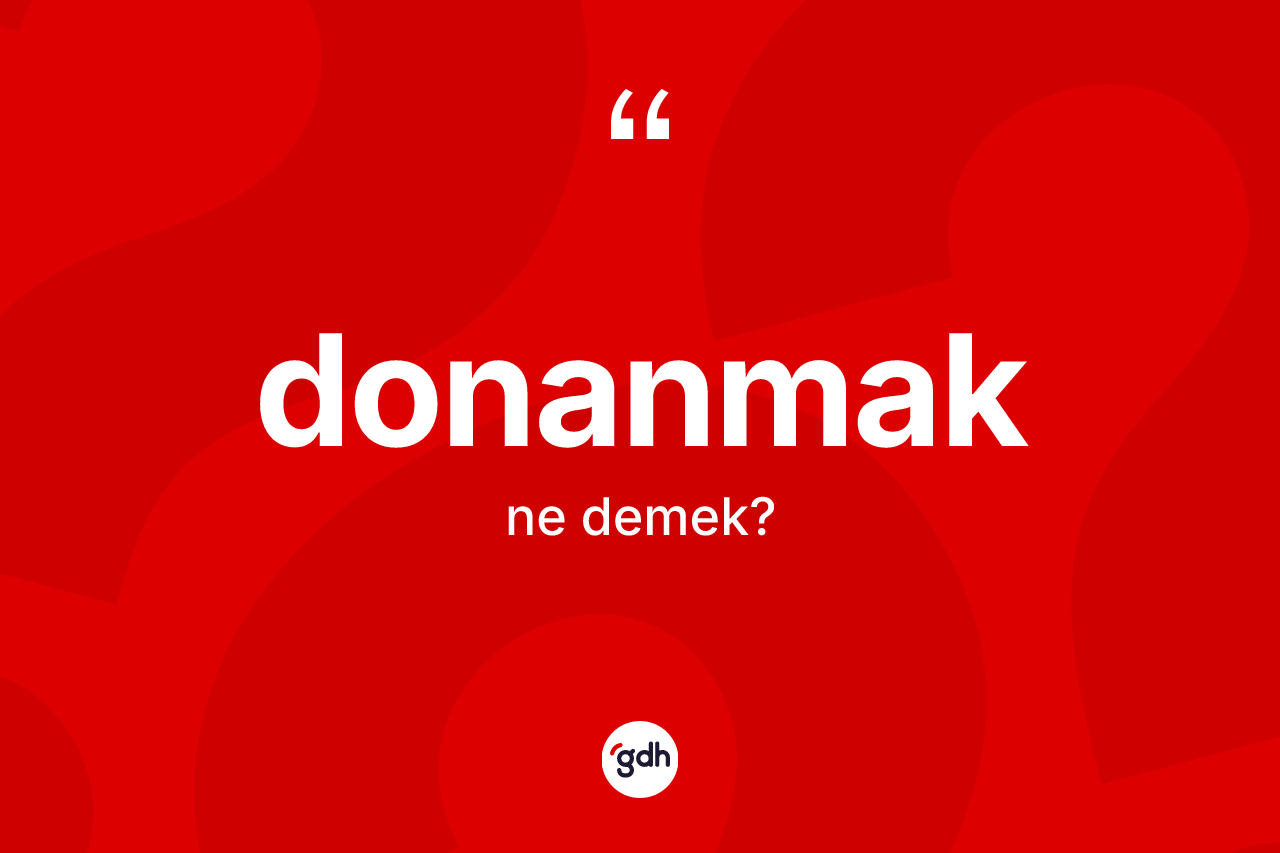 Donanmak kelimesinin anlamı nedir? Donanmağın kısaca tanımı nedir?