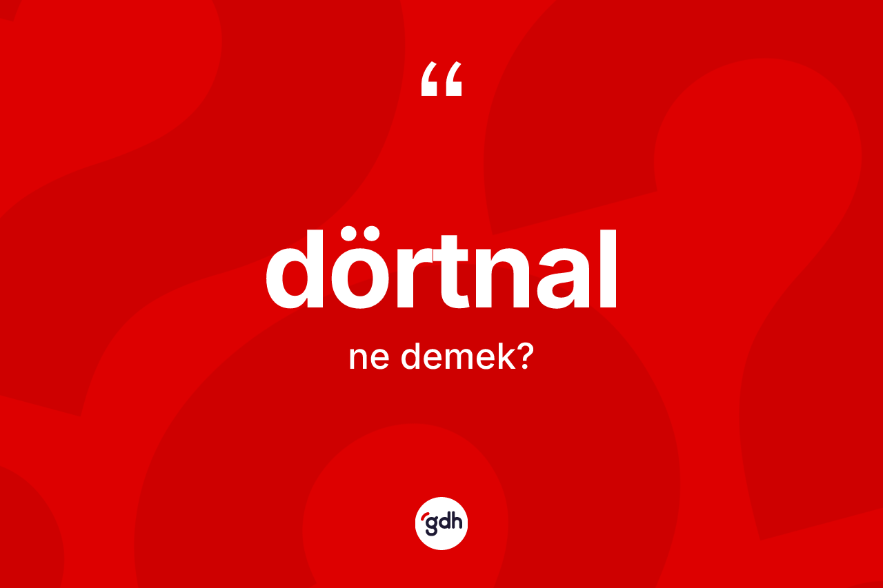 Dörtnal kelimesinin tanımı nedir? Dörtnalın kısaca tanımı nedir?