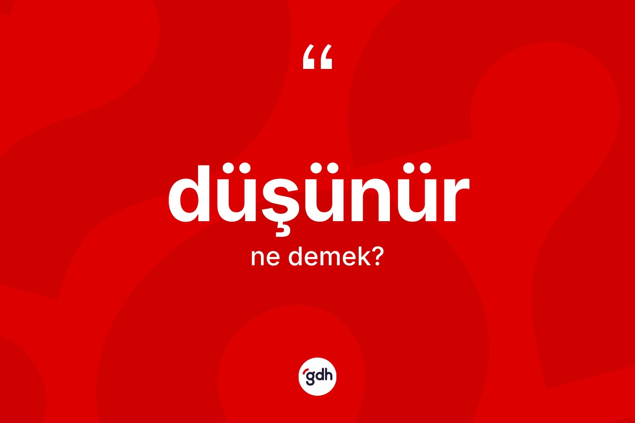 Düşünür kelimesi nedir?