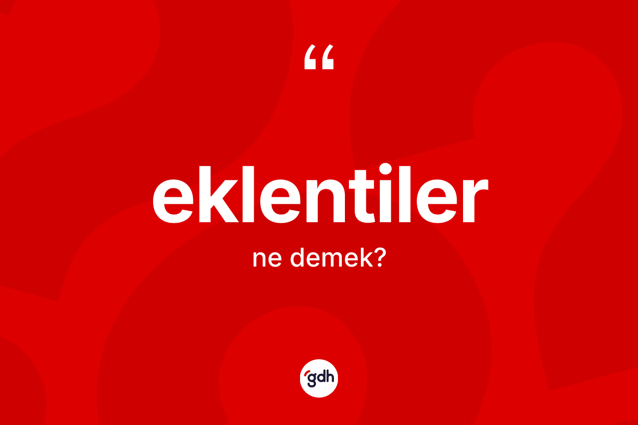 Eklentiler nedir?