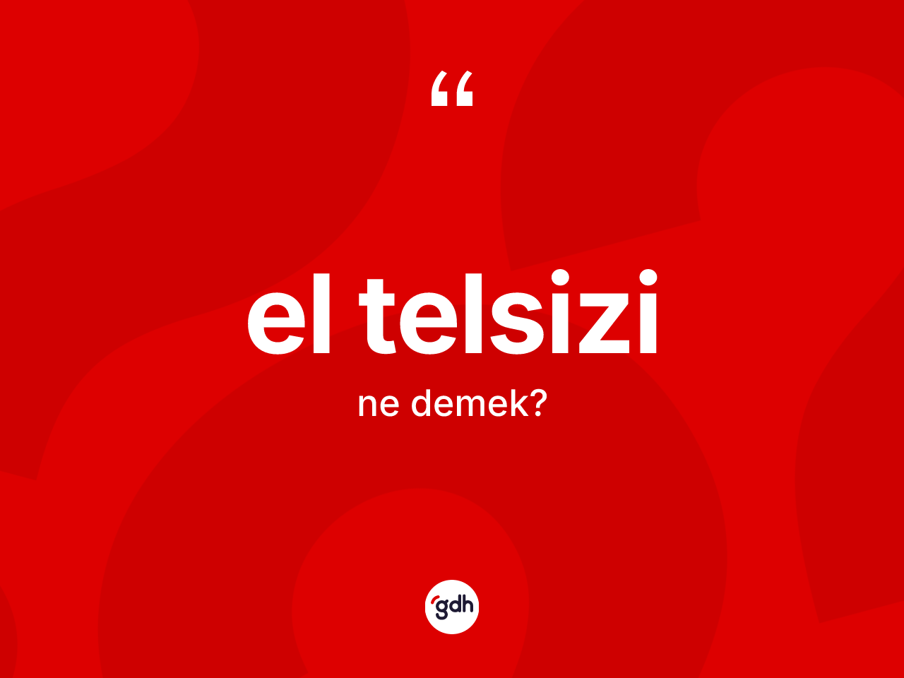 El telsizi kelimesinin anlamı nedir? El telsizinin kısaca tanımı nedir?