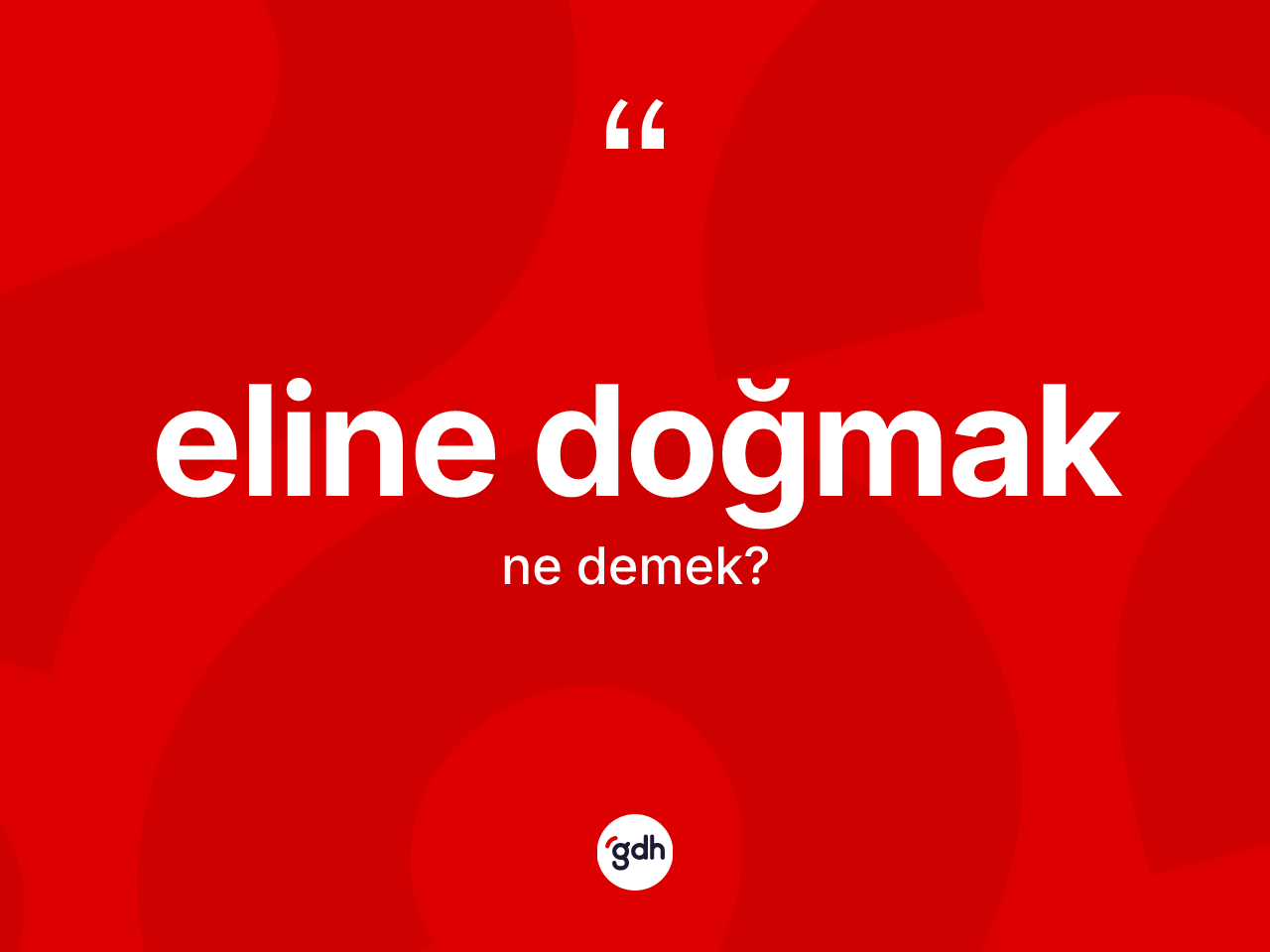 Eline doğmak ifadesinin tanımı nedir? Eline doğmak ifadesinin TDK tanımı nedir?