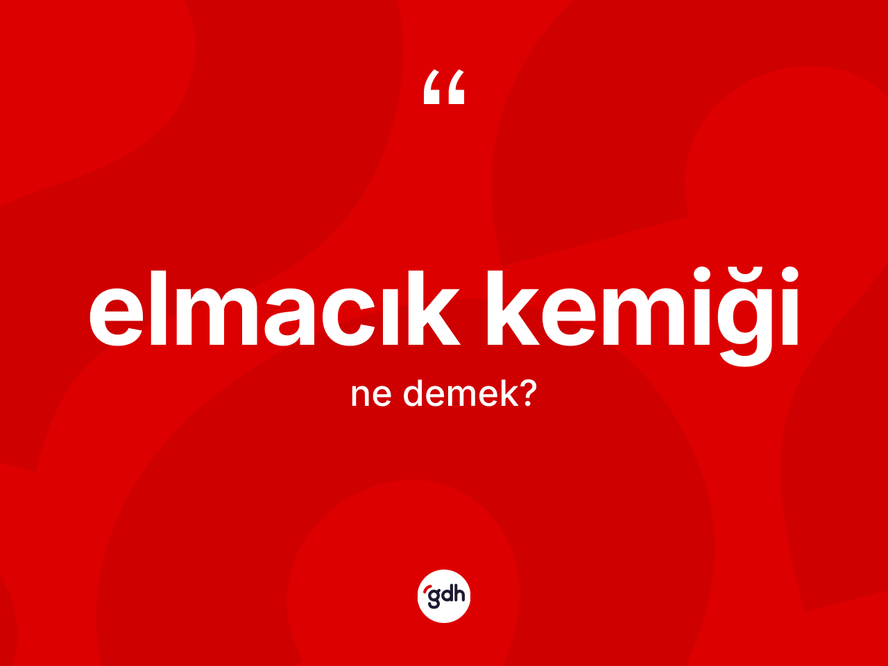 Elmacık kemiği nedir? Elmacık kemiğinin TDK'ya göre anlamı nedir?