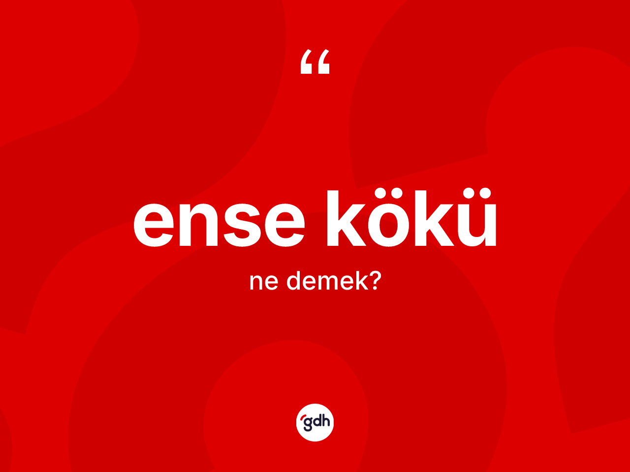 Ense kökü kelimesinin anlamı nedir? Ense kökü kelimesinin özellikleri nelerdir?