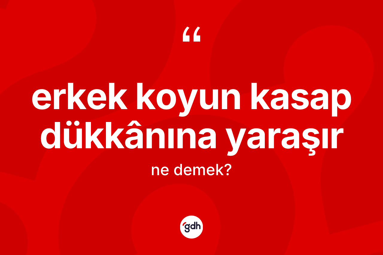Erkek koyun kasap dükkânına yaraşır ifadesinin sözlükteki anlamı nedir? Erkek koyun kasap dükkânına yaraşır ifadesi nerede kullanılır?
