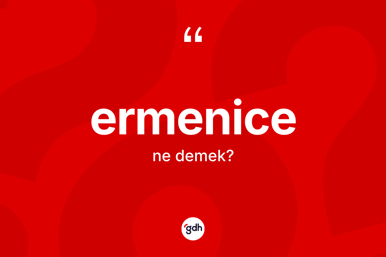 Ermenice ne demek? Ermenice'nin TDK'ya göre anlamı nedir?