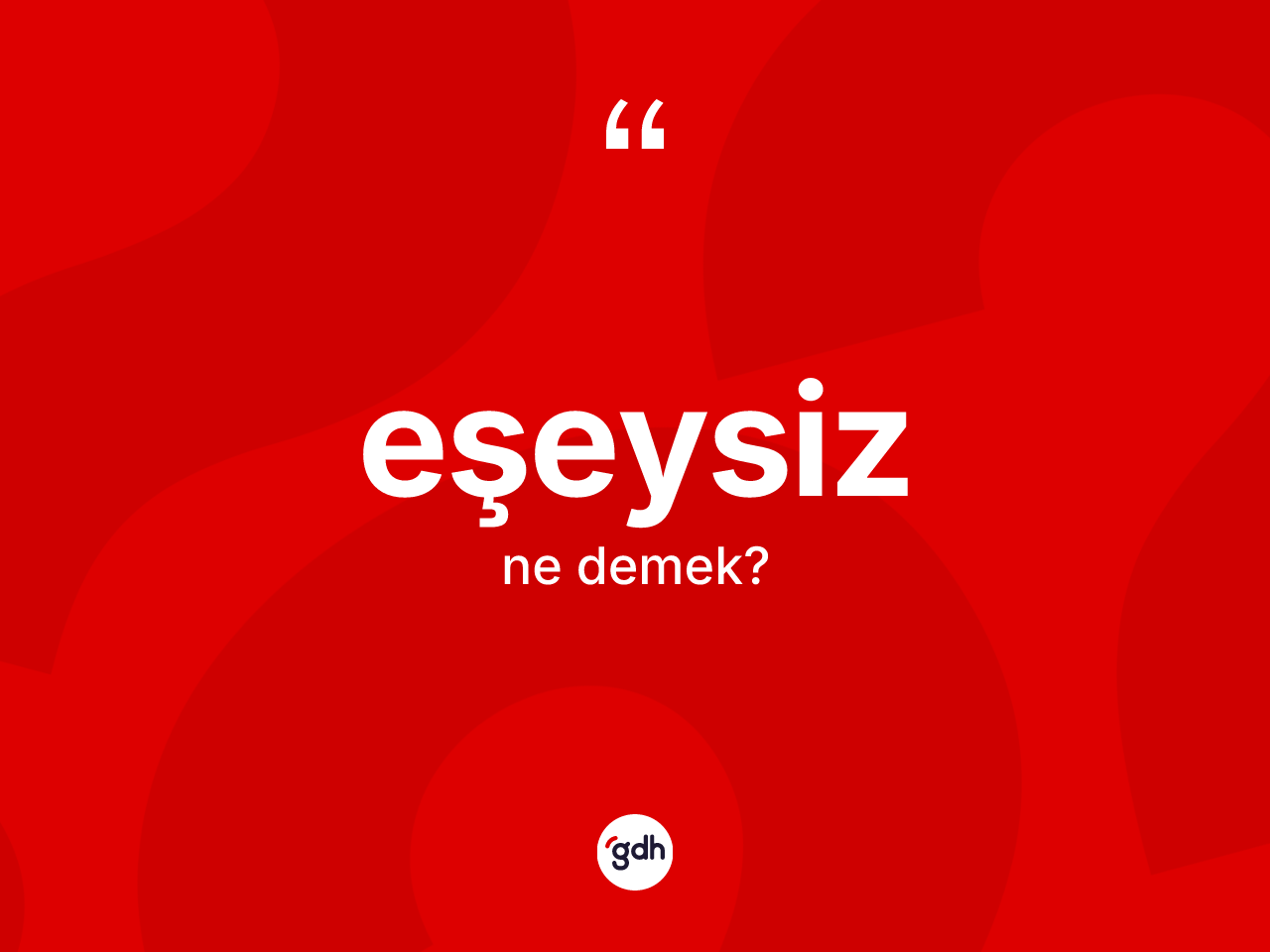 Eşeysiz nedir? Eşeysiz kelimesinin TDK'ya göre açıklaması nedir?