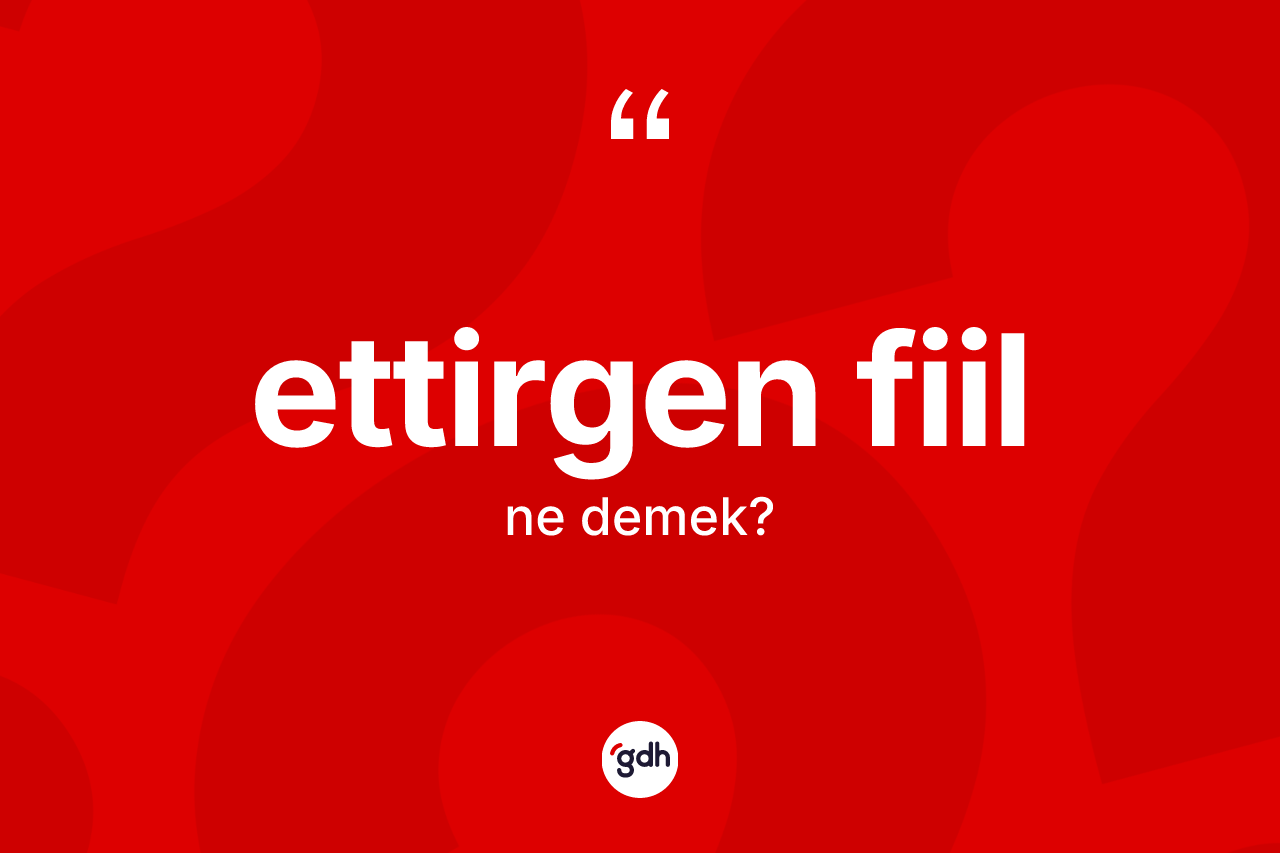 Ettirgen fiil kelimesinin sözlükteki tanımı nedir? Ettirgen fiilin sözlükteki anlamı nedir?