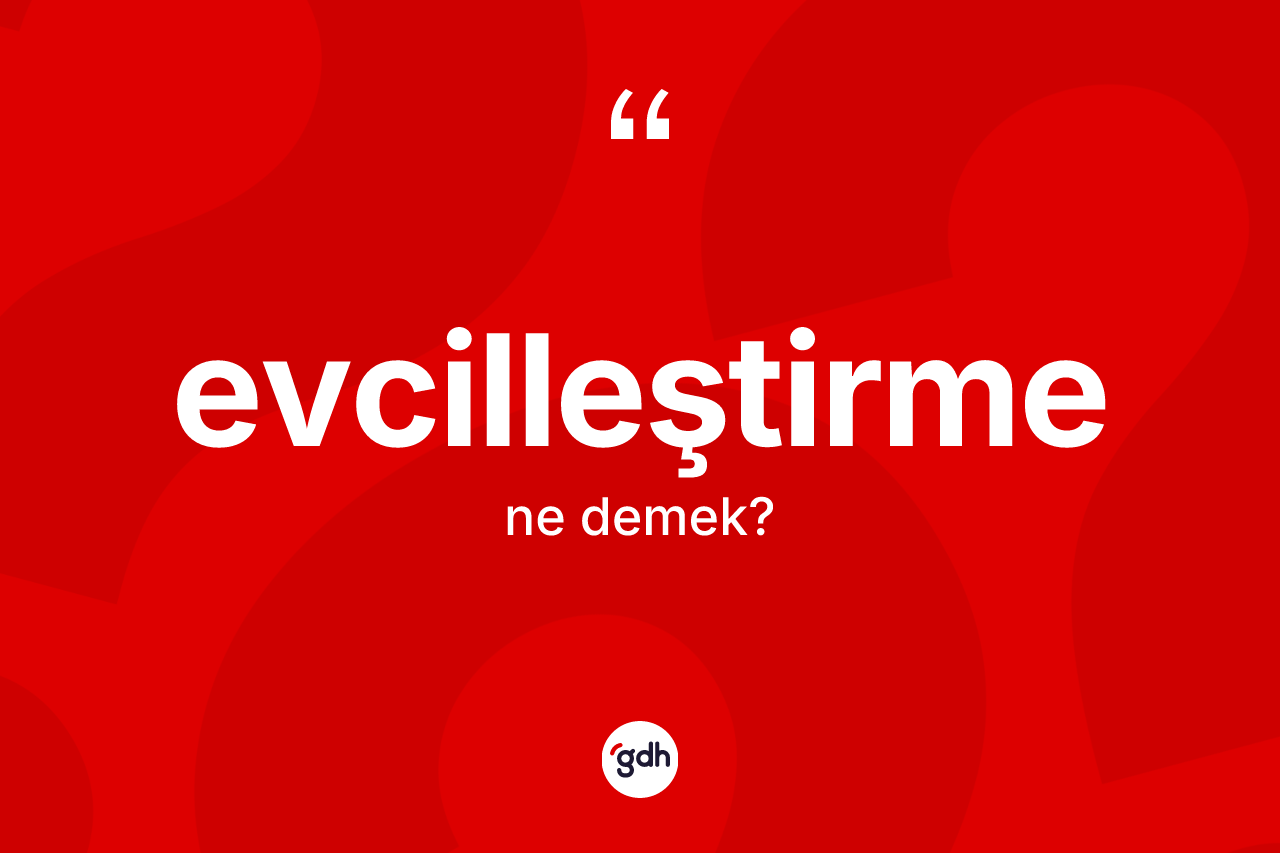 Evcilleştirme kelimesinin anlamı nedir? Evcilleştirmenin halk arasındaki kullanımı nasıldır?