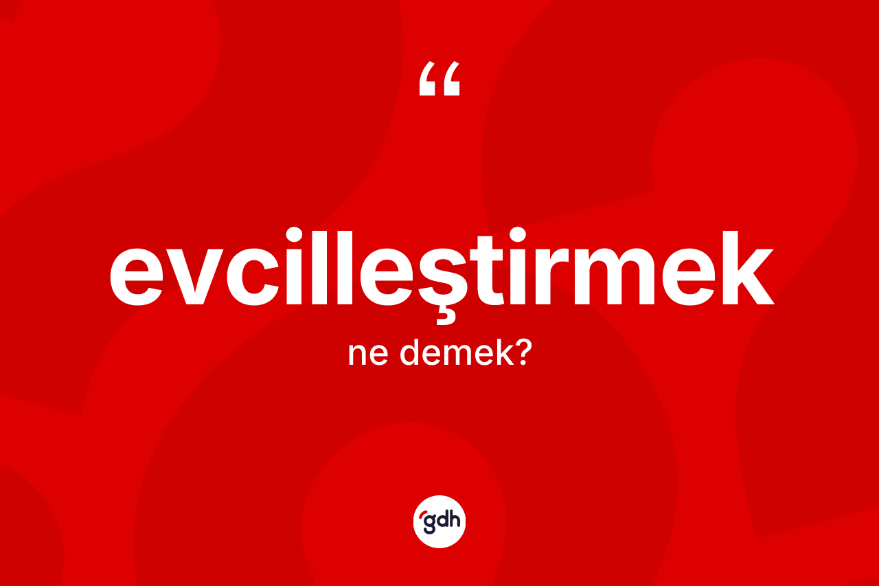 Evcilleştirmek nedir? Evcilleştirmek kelimesinin özellikleri nelerdir?