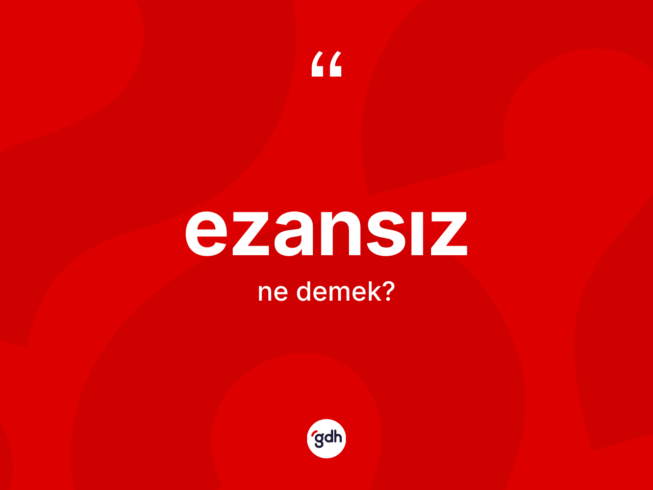 Ezansız kelimesinin anlamı nedir? Ezansızın TDK'ya göre anlamı nedir?