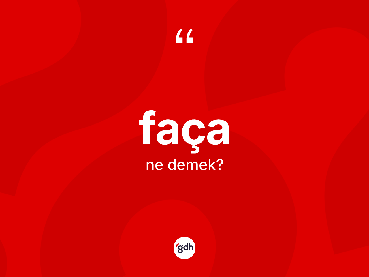 Faça kelimesinin tanımı nedir? Façanın kısaca tanımı nedir?