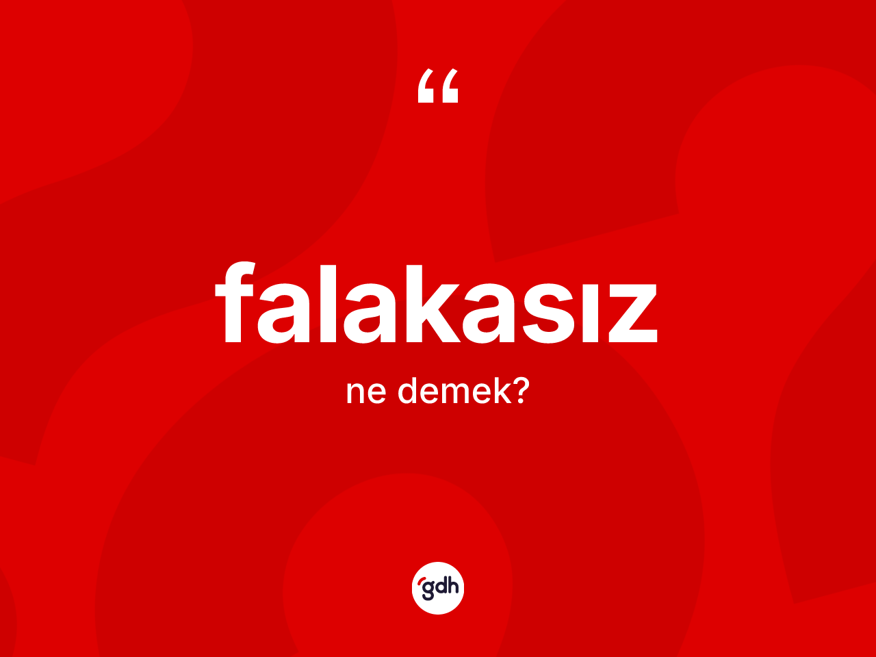 Falakasız ne anlama gelir? Falakasızın TDK'ya göre anlamı nedir?