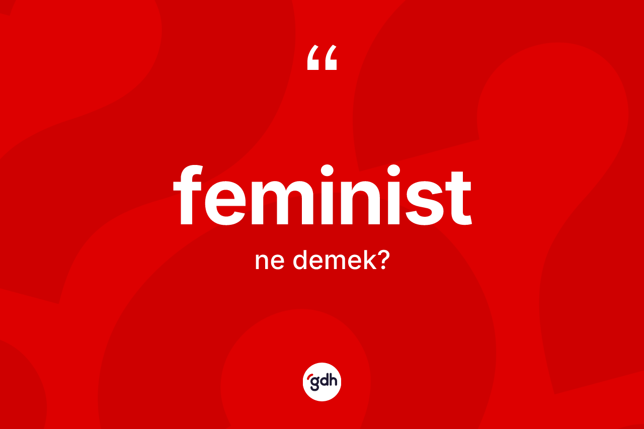 Feminist ne demek? Feminist kelimesinin TDK anlamı nedir?