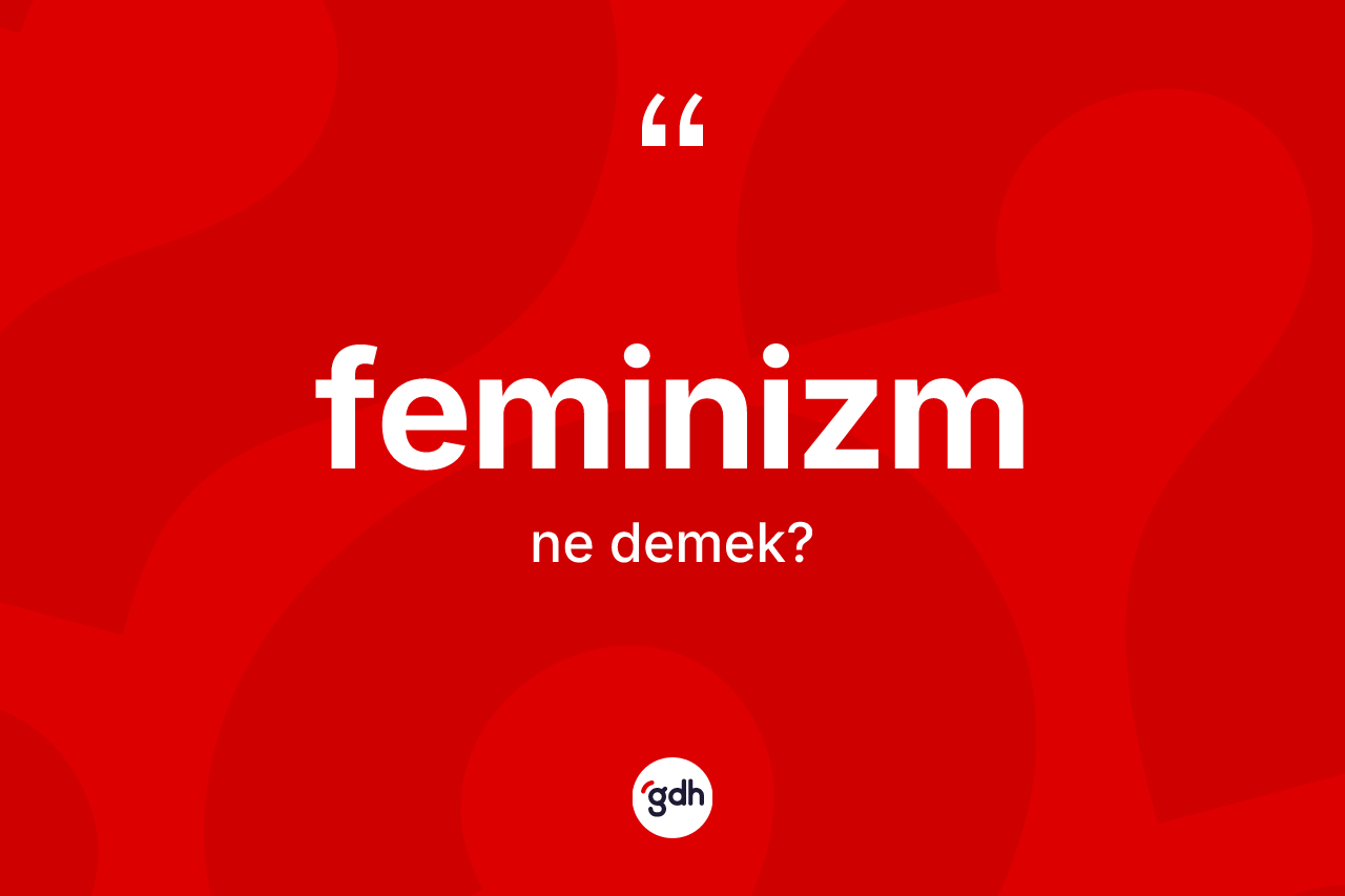 Feminizm ne anlama gelir?