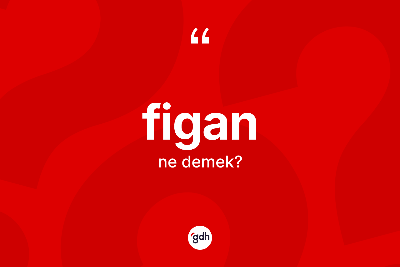 Figan kelimesinin anlamı nedir?