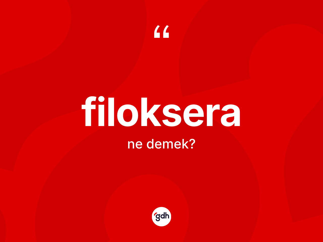 Filoksera kelimesinin anlamı nedir? Filoksera kelimesinin kaç farklı anlamı var?