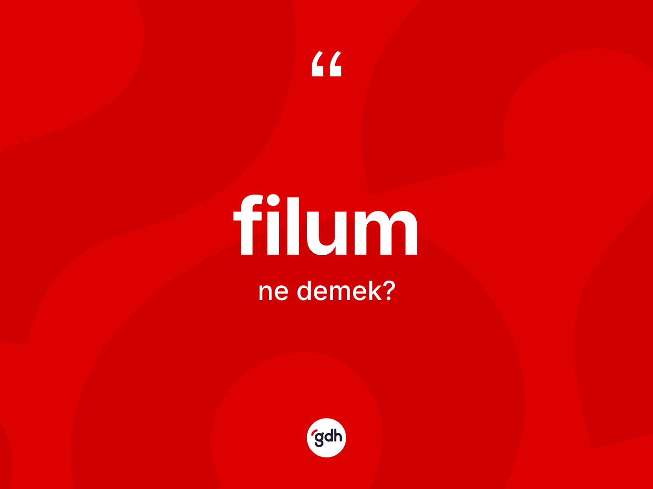 Filum kelimesinin tanımı nedir? Filumun halk arasındaki kullanımı nasıldır?