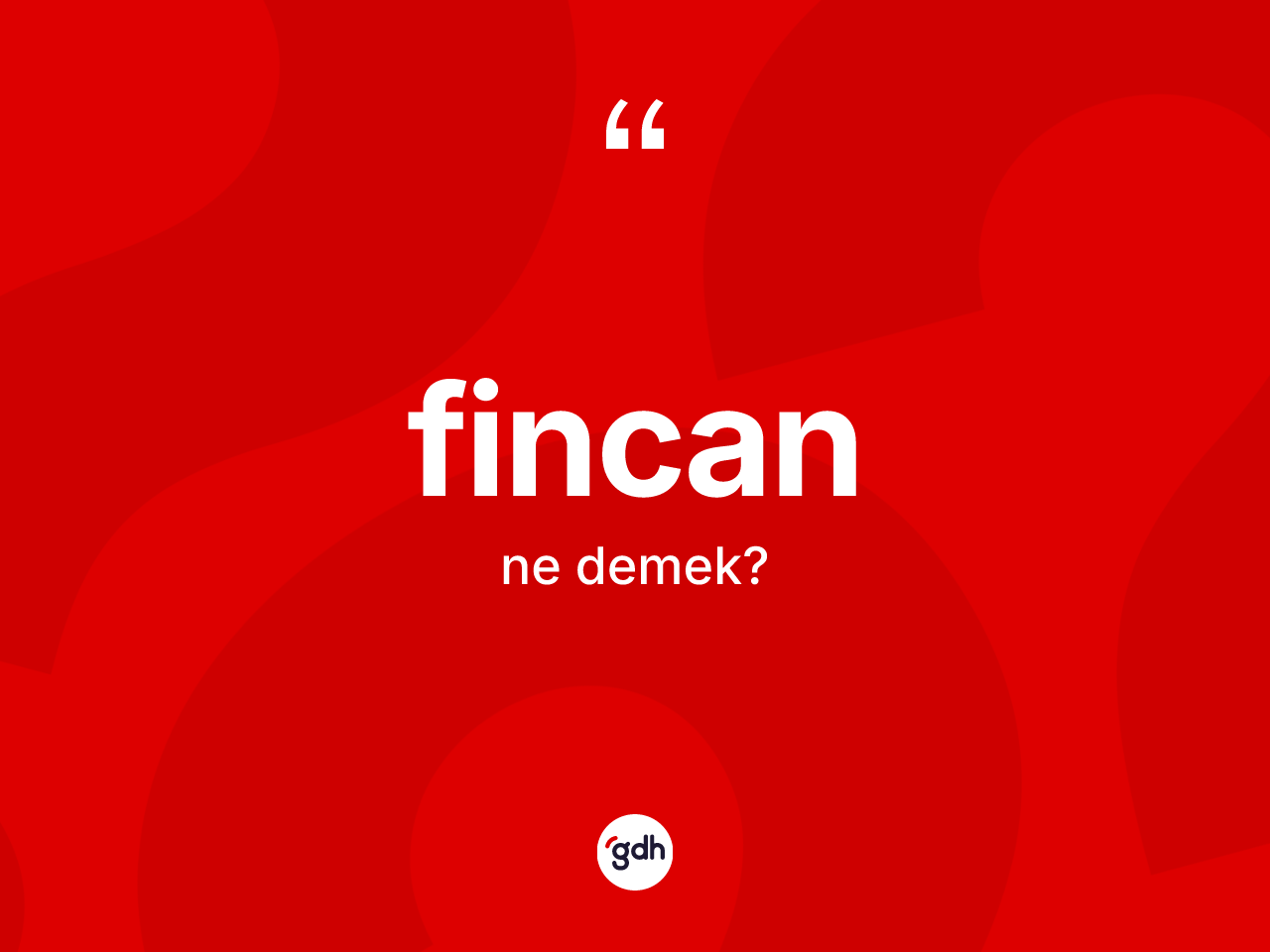 Fincan nedir? Fincan kelimesinin özellikleri nelerdir?
