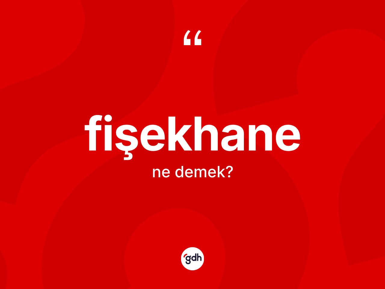 Fişekhane kelimesinin tanımı nedir? Fişekhane kelimesinin TDK'ya göre açıklaması nedir?