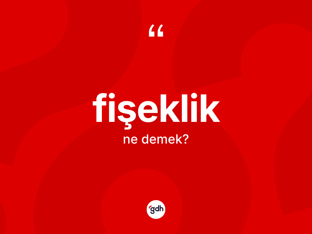Fişeklik kelimesinin tanımı nedir? Fişekliğin TDK'ya göre anlamı nedir?