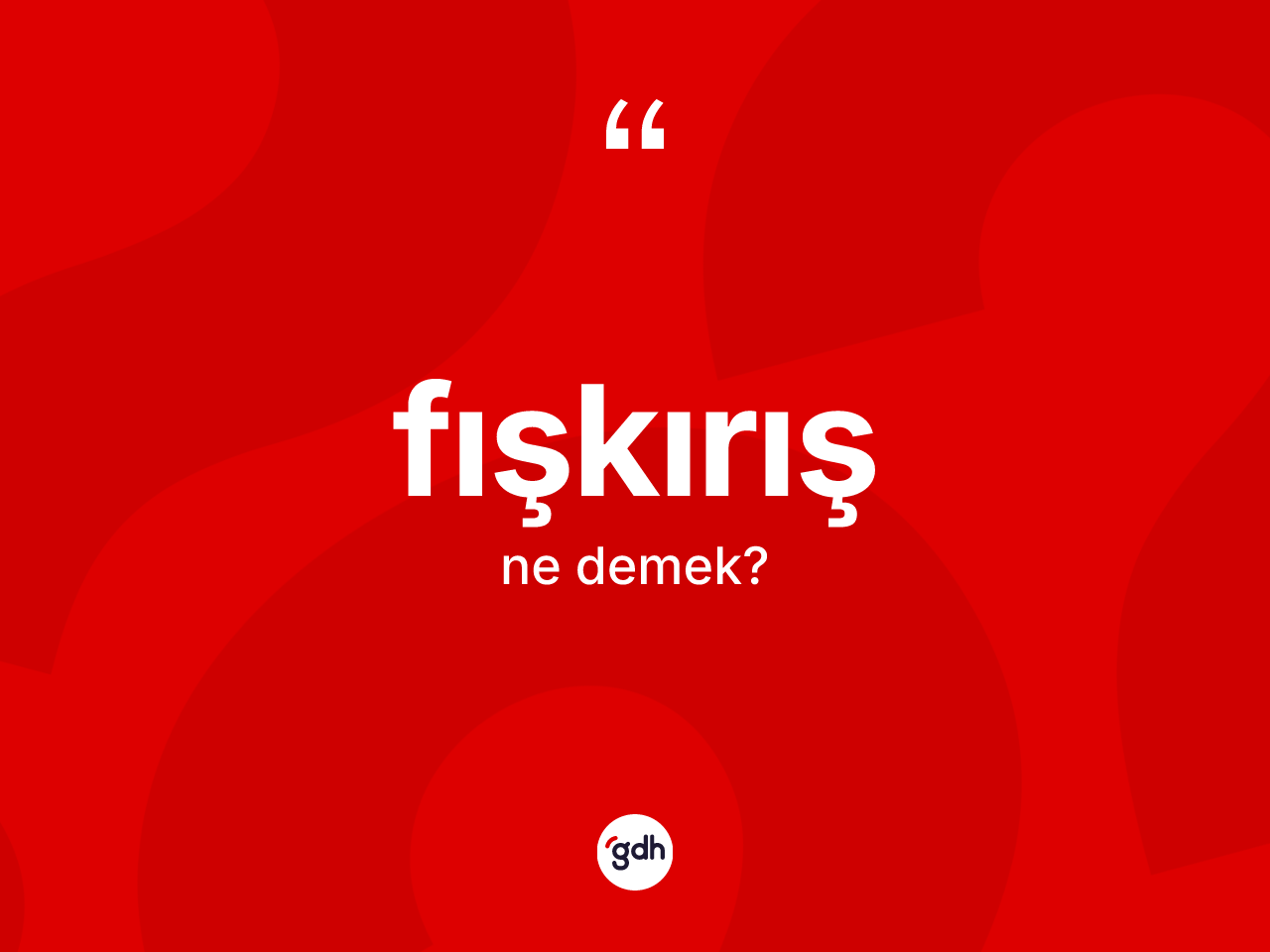 Fışkırış nedir? Fışkırışın TDK'ya göre anlamı nedir?