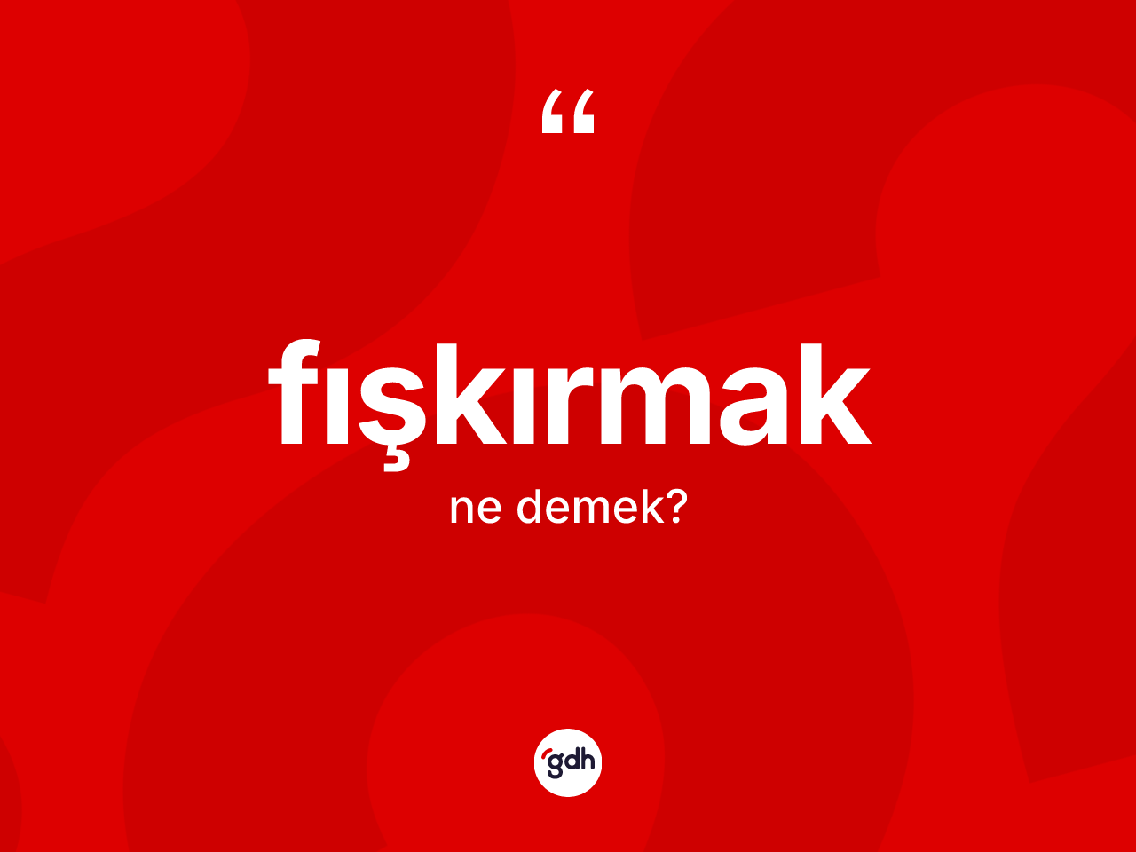 Fışkırmak kelimesi ne anlama gelir? Fışkırmağın TDK'ya göre anlamı nedir?