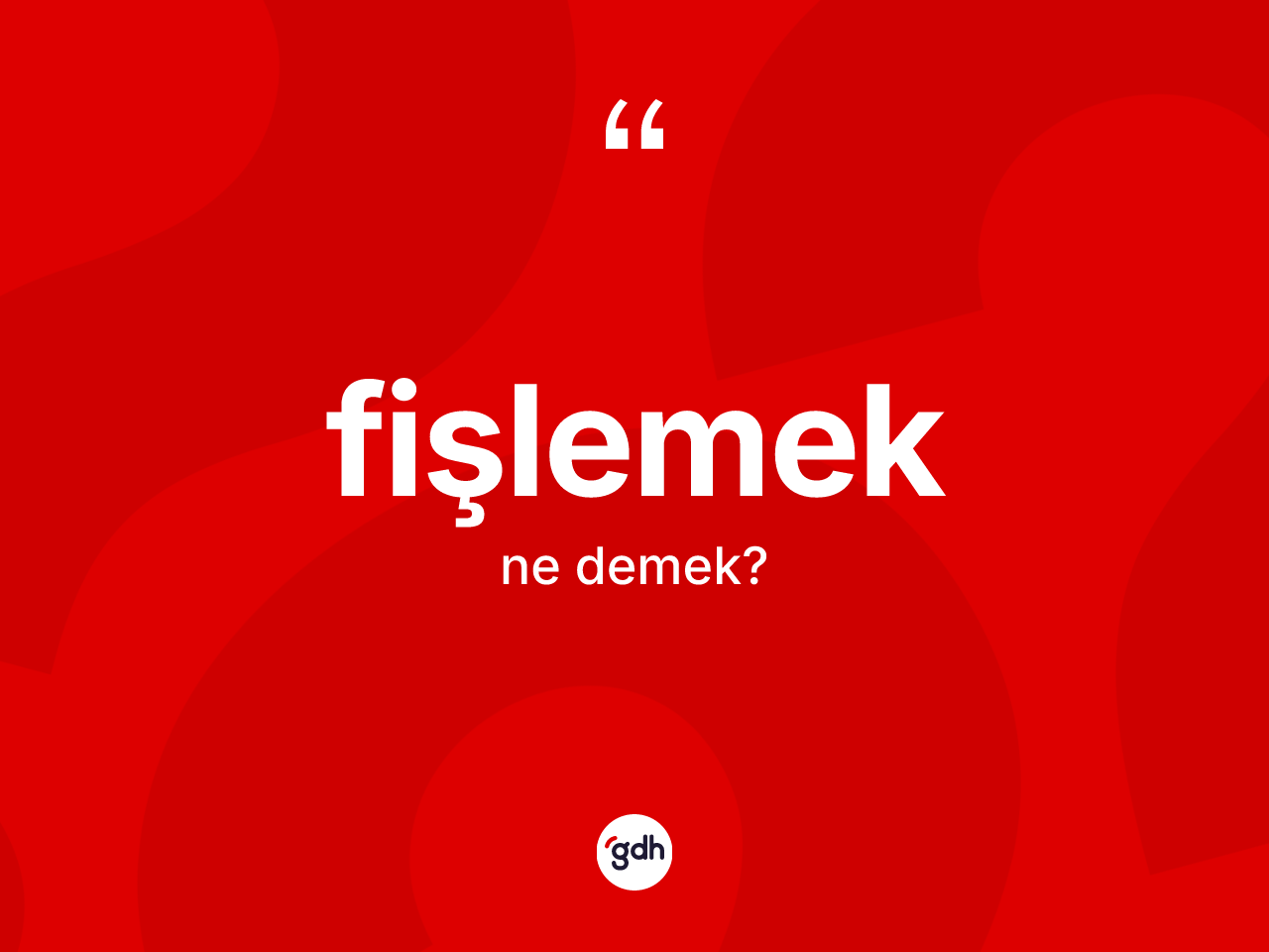 Fişlemek ne demek? Fişlemek kelimesinin TDK'ya göre açıklaması nedir?