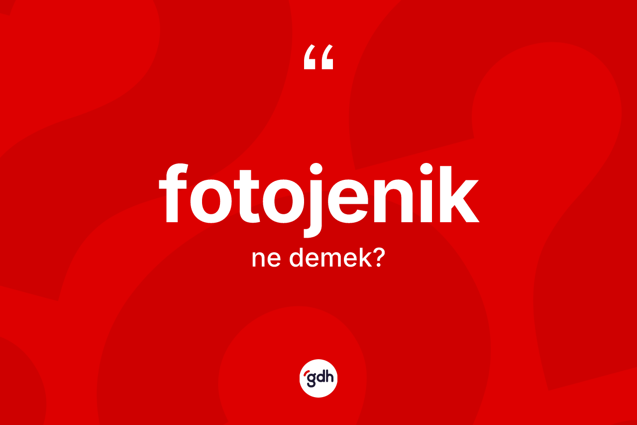 Fotojenik kelimesinin tanımı nedir? Fotojeniğin TDK'ya göre anlamı nedir?