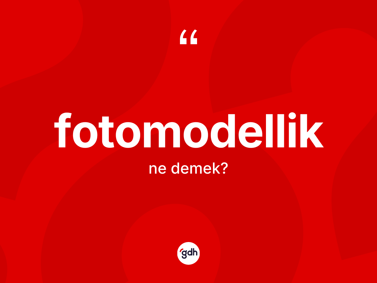 Fotomodellik ne demek? Fotomodelliğin kısaca tanımı nedir?