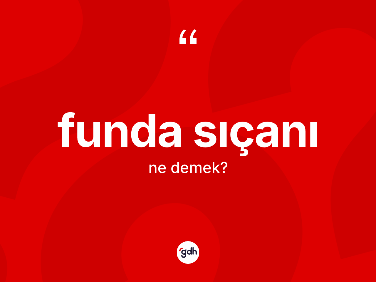 Funda sıçanı kelimesinin sözlükteki tanımı nedir? Funda sıçanının halk arasındaki kullanımı nasıldır?