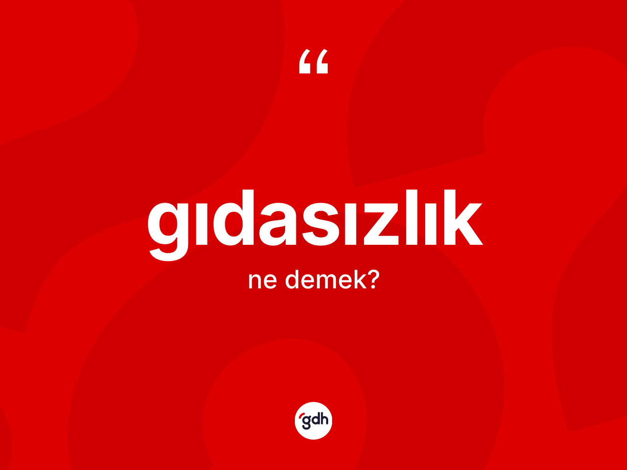 Gıdasızlık kelimesinin anlamı nedir? Gıdasızlık kelimesinin TDK anlamı nedir?