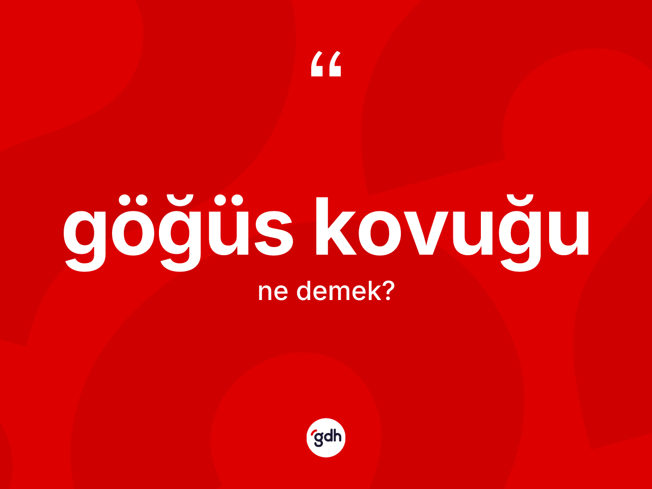 Göğüs kovuğu ne demek? Göğüs kovuğu kelimesinin özellikleri nelerdir?