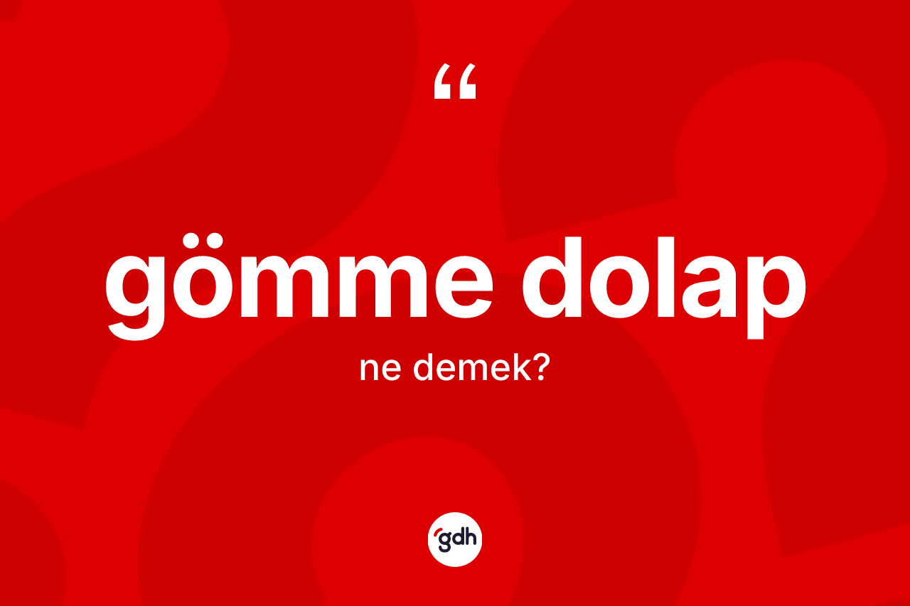 Gömme dolap kelimesi ne demek? Gömme dolabın TDK'ya göre anlamı nedir?