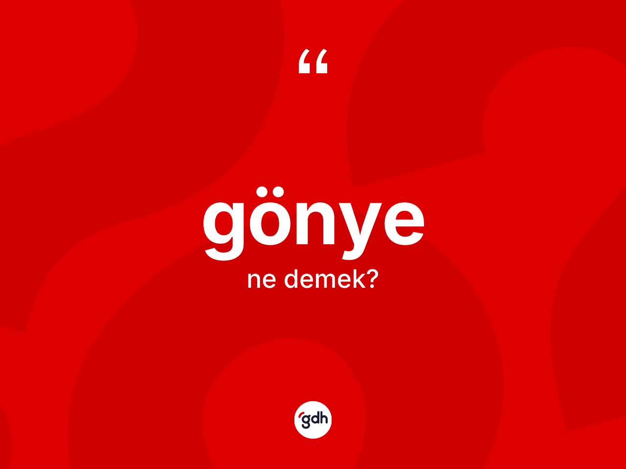 Gönye kelimesinin tanımı nedir? Gönye kelimesinin özellikleri nelerdir?