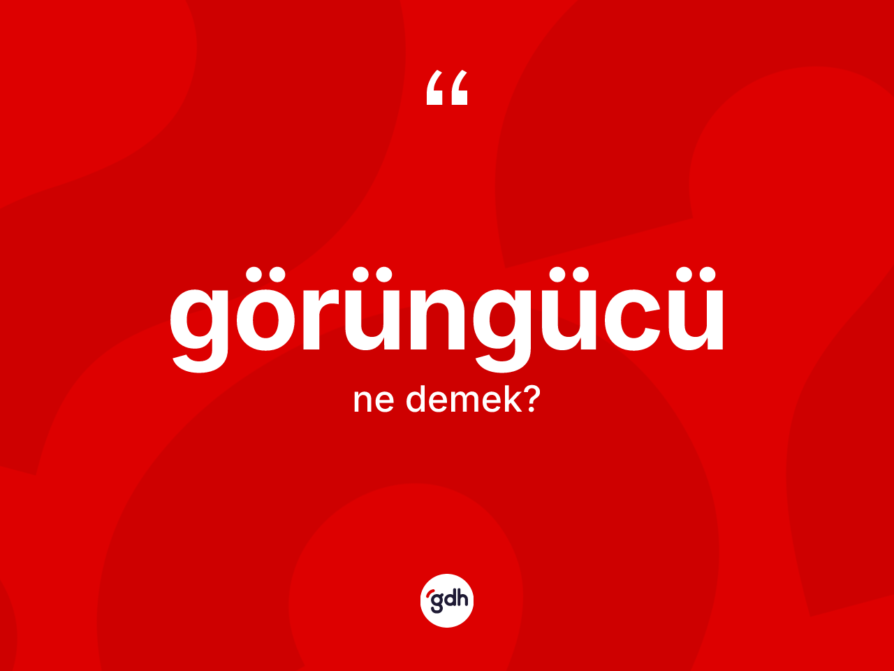 Görüngücü kelimesi nedir? Görüngücünün TDK'ya göre anlamı nedir?