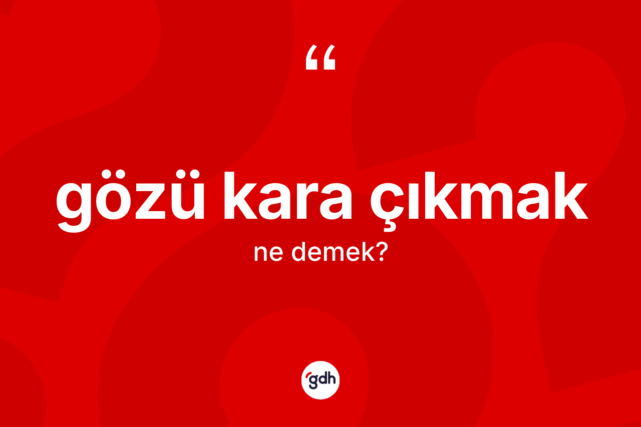 Gözü kara çıkmak ifadesinin kısaca tanımı nedir? Gözü kara çıkmak ifadesi hangi durumlarda kullanılır?