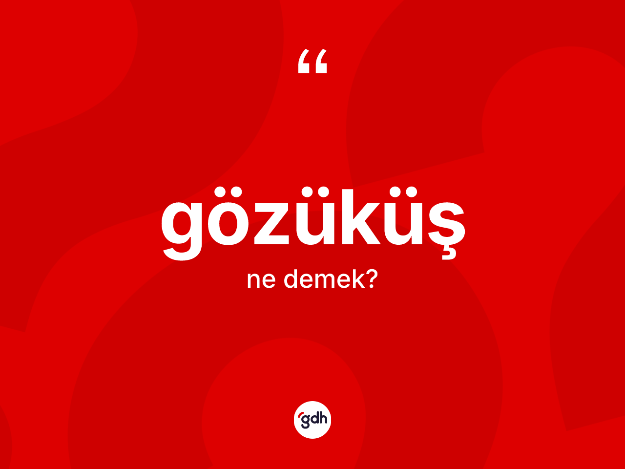 Gözüküş kelimesinin tanımı nedir? Gözüküş kelimesinin kaç farklı anlamı var?