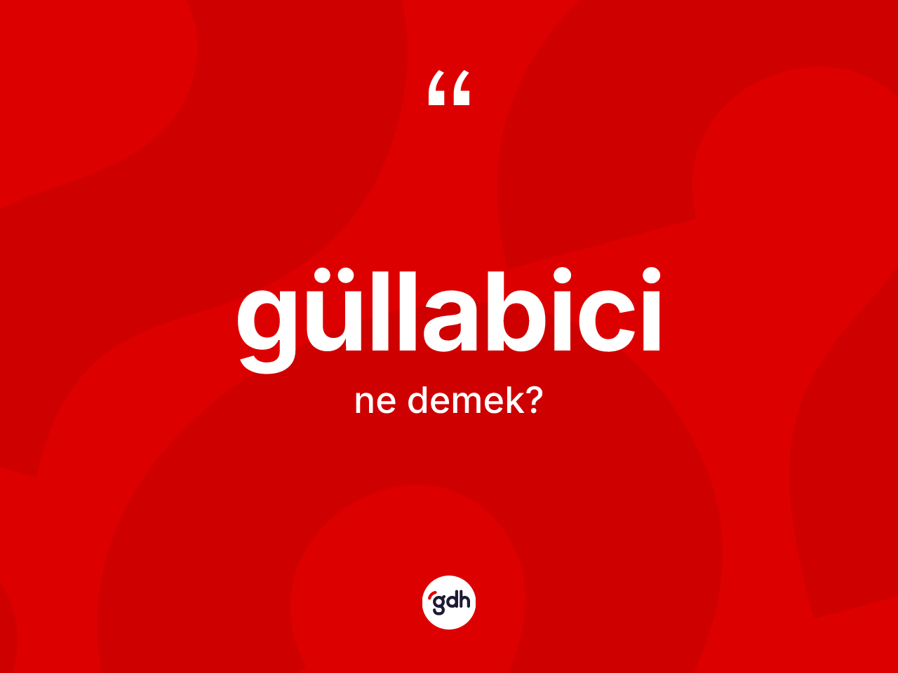 Güllabici ne demek? Güllabicinin TDK'ya göre anlamı nedir?